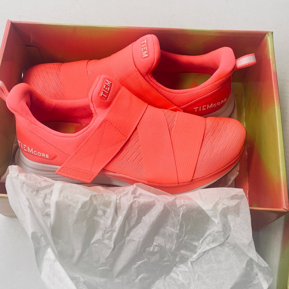 TIEM LATUS Sneakers - Bright Coral Brilliant Size 9